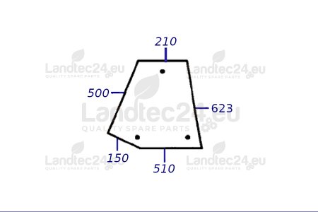 Cab glass CNH 5165571